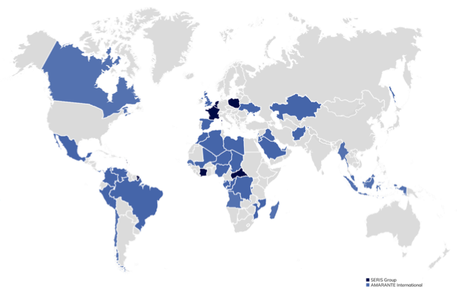 SERIS is internationaal actief